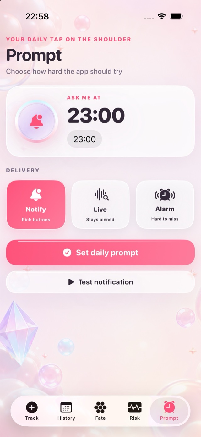 Pass 3 Prompt screen