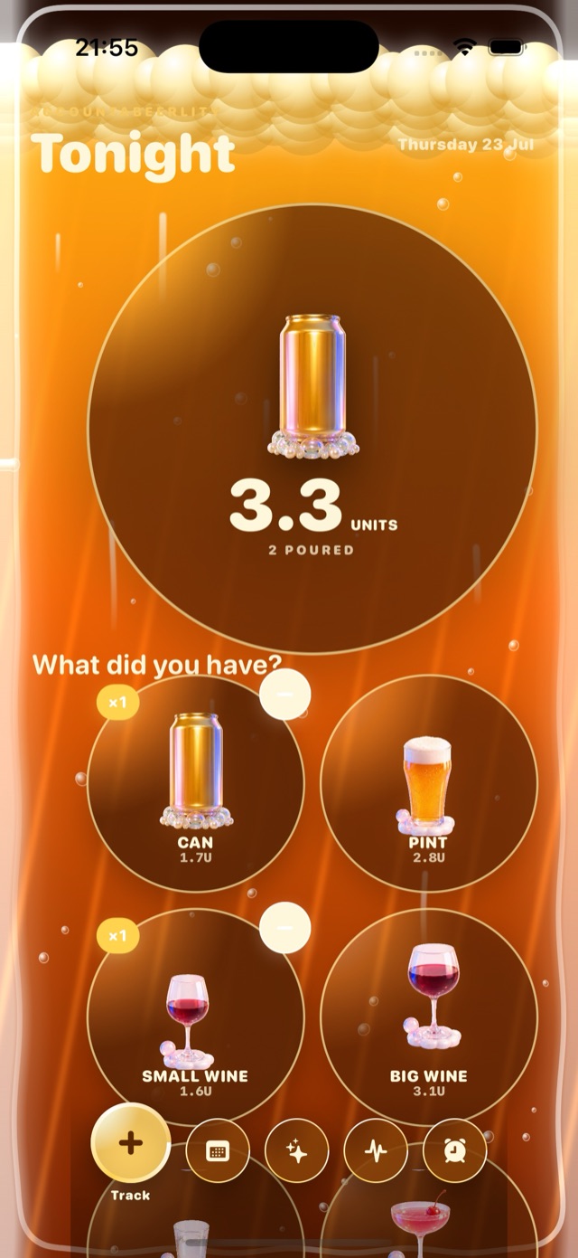 Beer Glass Track