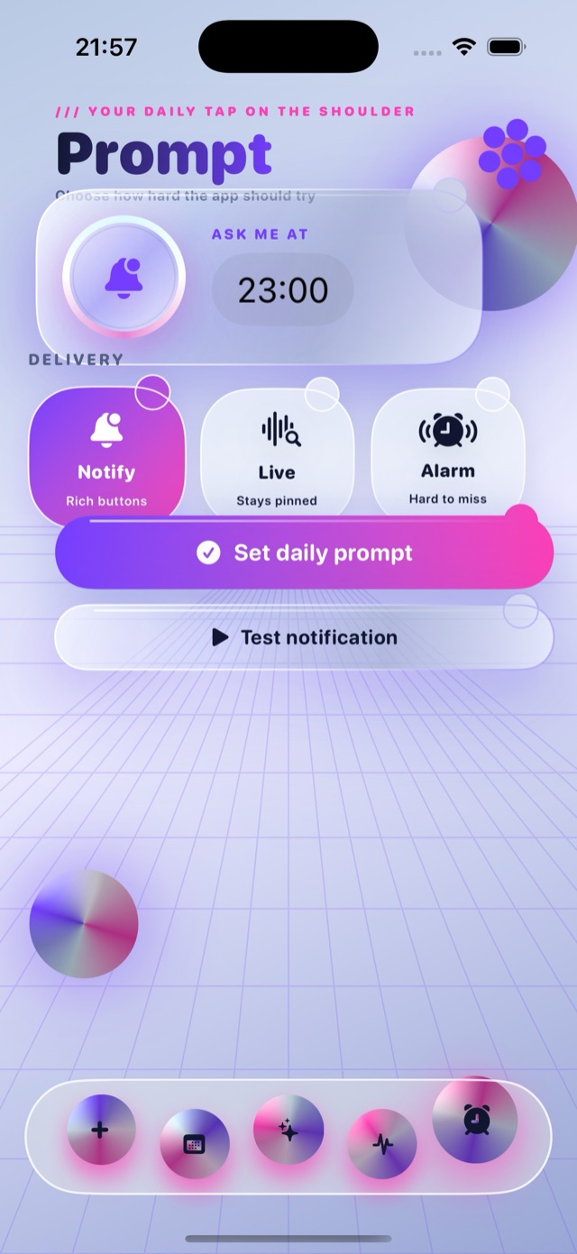 Y2K Chrome Prompt